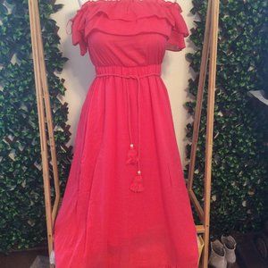 Dress Day Brand Red Dress Sz L